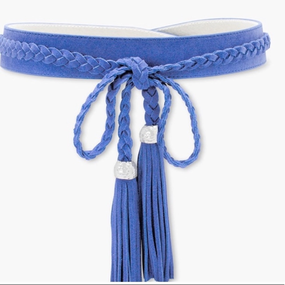 WHBM Skinny Suede Orbi Belt